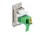 DELOCK Panel Mount LC Duplex Buchse zu LC Duplex Buchse
