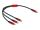 DeLOCK USB Ladekabel 3 in 1 USB Type-C zu Lightning / Micro USB / USB Type-C 30 cm schwarz / rot