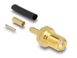 DeLOCK SMA Buchse zum Crimpen RG-174 / RG-316 mit...