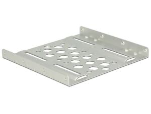 DELOCK Einbaurahmen 2,5" zu 3,5" Aluminium SSD/HDD silber