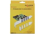 DeLOCK 89360 Schnittstellenkarte/Adapter Eingebaut USB 3.2 Gen 1 (3.1 Gen 1)