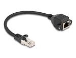 DELOCK RJ50 Verlängerungskabel Stecker zu Buchse S/FTP 0,25m