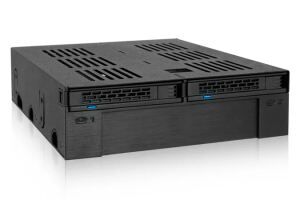Icy Dock MB322SP-B Hard Drive Backplane Schwarz