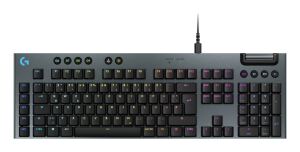 Logitech G915 X, schwarz, LEDs RGB, GL TACTILE, USB, DE
