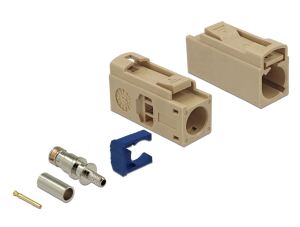 DELOCK FAKRA I-Bu 25mm (lang) zum Crimpen