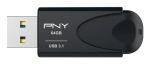 PNY Attaché 4 USB-Stick 64 GB USB Typ-A 3.2 Gen 1 (3.1 Gen 1) Schwarz
