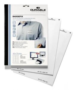 Durable BADGEFIX Abzeichen Seide 240 Stück(e)