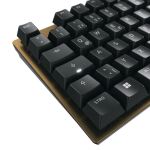CHERRY KC 200 MX Tastatur Universal USB QWERTZ Deutsch Schwarz, Bronze