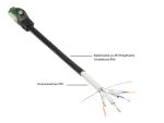 Alcasa 8062-H030S Netzwerkkabel Schwarz 3 m Cat6a S/FTP (S-STP)