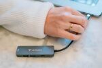 Verbatim 32155 Schnittstellen-Hub USB 3.2 Gen 1 (3.1 Gen 1) Type-C 5000 Mbit/s Grau