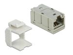 DELOCK Adapter RJ45 Buchse zu Buchse kompakt Cat.6A Metall