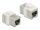 DELOCK Adapter RJ45 Buchse zu Buchse kompakt Cat.6A Metall