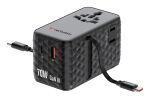 Verbatim Charge n Travel 70W Universal Schwarz AC...