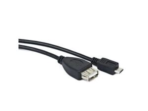 Lanberg OEM-0006 USB Kabel USB 2.0 0,15 m USB A Micro-USB B 0,48 Gbit/s Schwarz