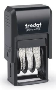 Trodat 4810 Firmenstempel Traditionell Datumsstempel