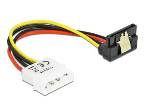 DELOCK Stromkabel SATA 15Pin down -> Molex 4Pin Bu/St 0.1