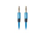 Lanberg CA-MJMJ-10CU-0010-BL Audio-Kabel 1 m 3.5mm Blau