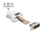 DELOCK Adapter D-Sub15 -> RJ45 St/Bu Montagesatz...