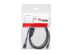 Equip USB-C-auf-C-Y-Ladekabel, 1.5m, PD 140 W, Schwarz