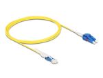 DeLOCK LWL Kabel CS Stecker zu LC Duplex UPC Singlemode G657A2 / OS2 Uniboot 2 m