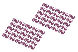 Digitus Farbclips für Patchkabel - Magenta