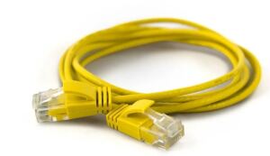 Wantec 7281 Netzwerkkabel Gelb 0,1 m Cat6a U/UTP (UTP)
