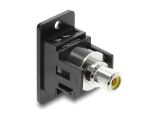 DELOCK Panel Mount Cinch Bu.zu Cinch Bu.gelb / schwarz