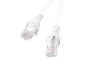 Lanberg PCU6-10CC-0100-W Netzwerkkabel Weiß 1 m Cat6 U/UTP (UTP)