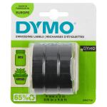 DYMO Original Prägeband | 3D weiß auf schwarz...