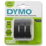 DYMO Original Prägeband | 3D weiß auf schwarz...