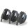 DYMO Original Prägeband | 3D weiß auf schwarz | 9 mm x 3 m | selbstklebendes Kunststoff Etikettenband | für Junior & Omega Beschriftungsgerät | 3 Prägebänder