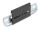 DELOCK Aluminium Montageclip für Hutschiene 80x47,8mm schw.