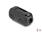 DELOCK Ferritkern/Ferritring für Rundkabel 3,5mm 2 Stück
