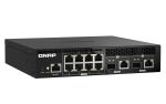 QNAP QSW-M2108R-2C Netzwerk-Switch Managed L2 2.5G Ethernet (100/1000/2500) Power over Ethernet (PoE) Schwarz