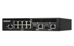 QNAP QSW-M2108R-2C Netzwerk-Switch Managed L2 2.5G Ethernet (100/1000/2500) Power over Ethernet (PoE) Schwarz