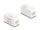 DELOCK Keystone Modul RJ45 BU/RJ45 BU Cat.6A UTP weiß
