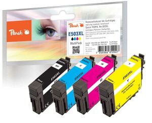 Peach PI200-970 Druckerpatrone 4 Stück(e) Kompatibel Hohe (XL-) Ausbeute Schwarz, Cyan, Magenta, Gelb