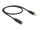DELOCK Klinkeverl. 3,5mm -> 3,5mm St/Bu 0.50m schwarz