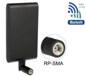 DELOCK WL-Antenne RP-SMA 7,5-10dBi Kippgelenk direkti