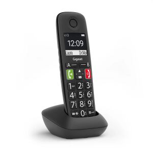 Gigaset E290HX Analoges/DECT-Telefon Anrufer-Identifikation Schwarz