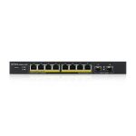 Zyxel GS1900-10HP Managed L2 Gigabit Ethernet (10/100/1000) Power over Ethernet (PoE) Schwarz