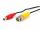 LevelOne CAS-5018 Koaxialkabel 18 m BNC Gleichstrom Schwarz