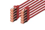 Digitus CAT 6 S/FTP Patchkabel, 10 Stück