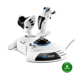 Thrustmaster T.Flight Hotas One Microsoft Flight Simulator Edition Schwarz, Weiß USB Joystick + Motorsteuerungshebel Analog / Digital PC, Xbox One, Xbox One S, Xbox One X