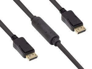 Alcasa 4810-150G DisplayPort-Kabel 15 m Schwarz