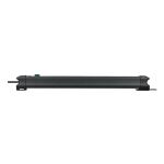 Brennenstuhl 1951580101 Regleta, 230 V, Negro y Gris Claro, 49 cm Verlängerungskabel 5 m 8 AC-Ausgänge Drinnen Schwarz, Hellgrün