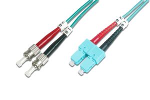 Digitus LWL Multimode OM 3 Patchkabel, ST / SC