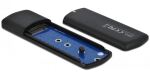 DeLOCK 42615 Speicherlaufwerksgehäuse SSD-Gehäuse Schwarz M.2