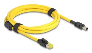 DeLOCK 81251 Netzwerkkabel Schwarz, Gelb 2 m Cat6