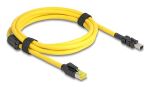 DeLOCK 81251 Netzwerkkabel Schwarz, Gelb 2 m Cat6